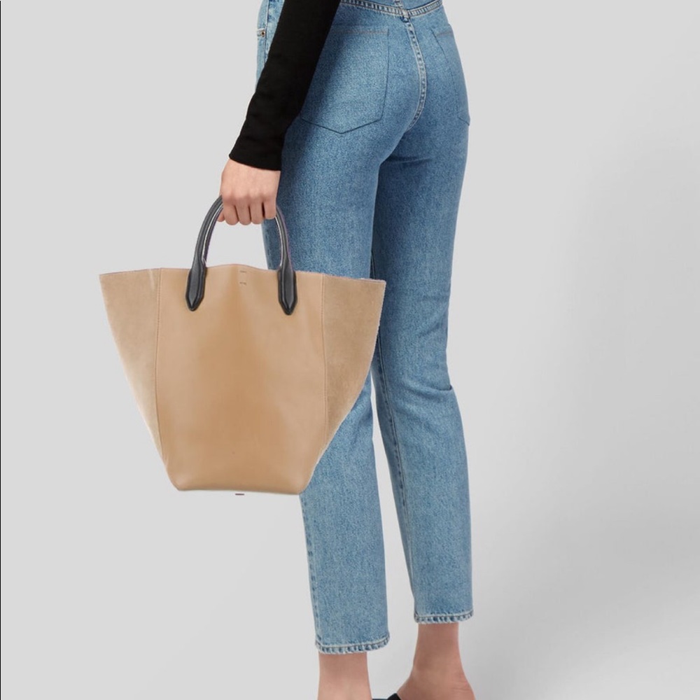 Leather and suede designer Philip lim shoulder bag purse